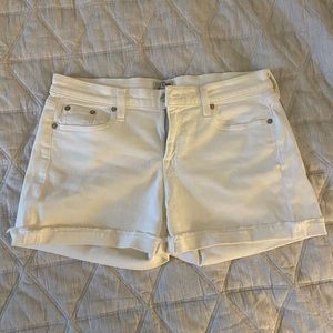 Jcrew white denim short